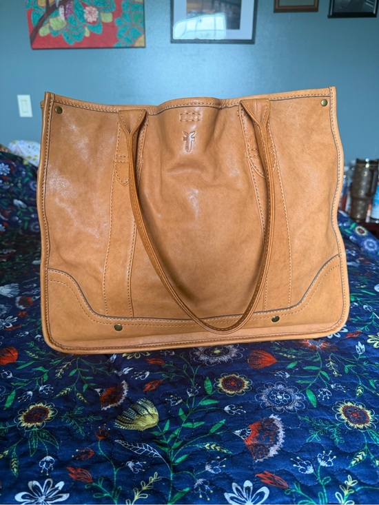 Frye Handbags - Frye Tan Leather Madison Tote with Double Handles